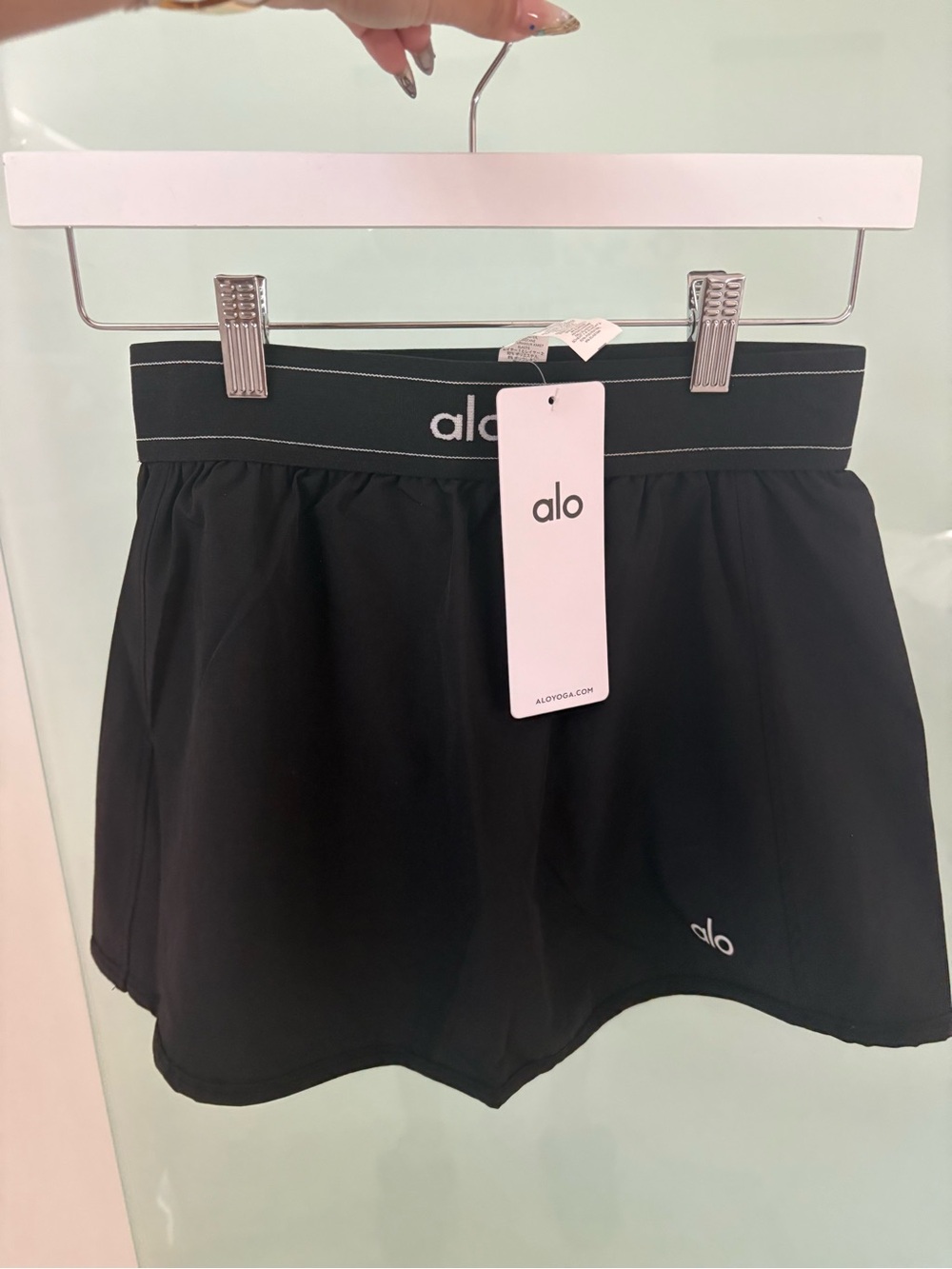 ALO Yoga Black Women's Tennis Skirt